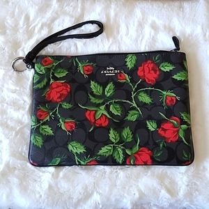 Coach wallet (flowers pattern)
